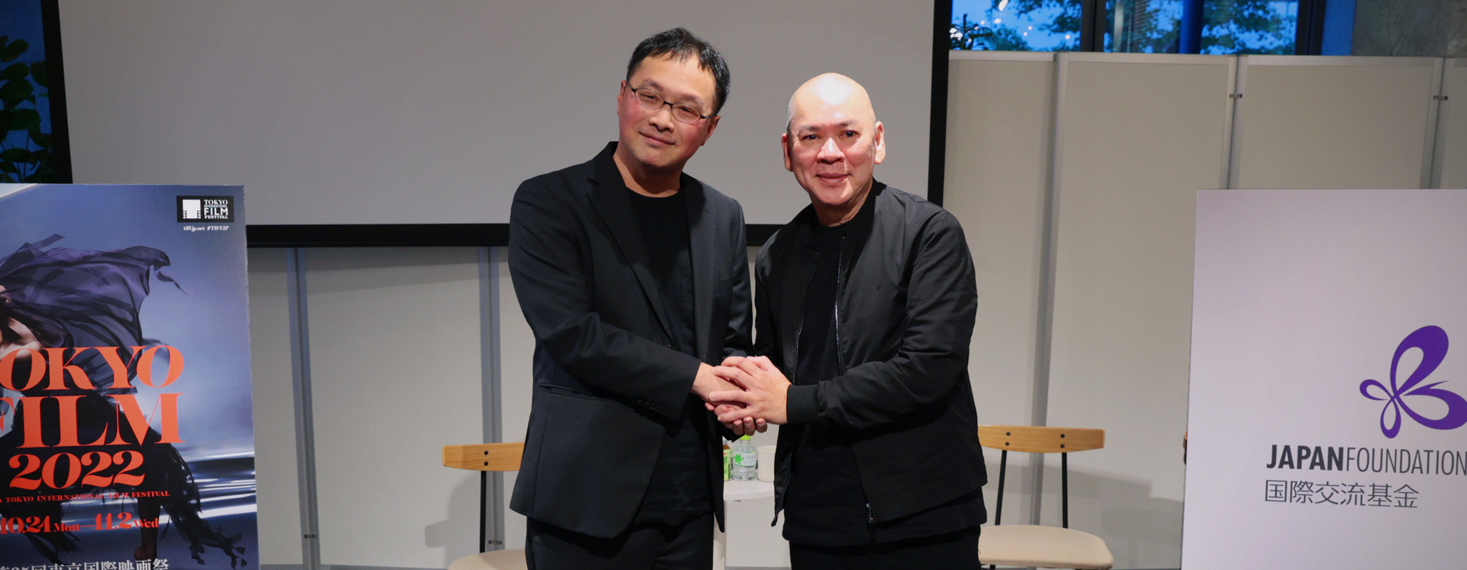 TIFF lounge Tsai Ming-liang and FUKADA Koji